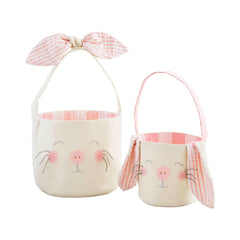 Small Pink Bunny Basket