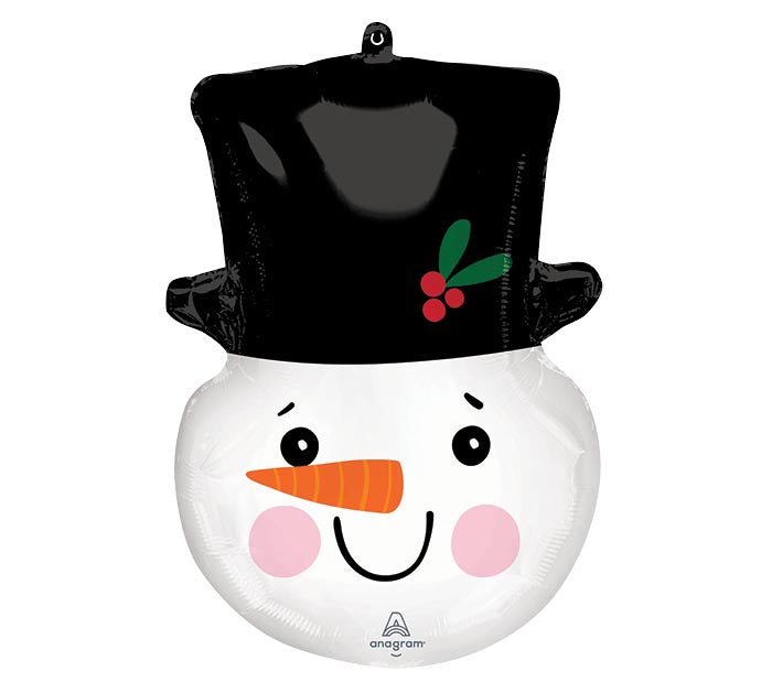 Smiley Snowman Balloon