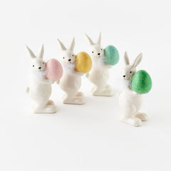 Ceramic Bunny w/ Egg
